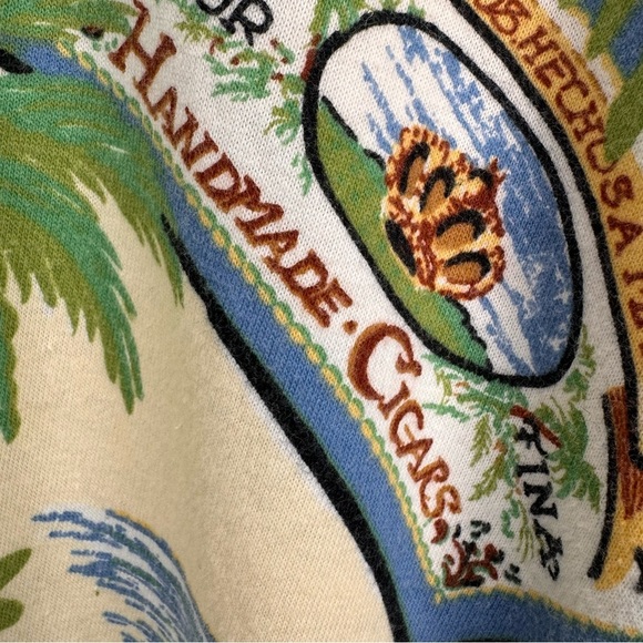 Kahala Hawaiian Islands Havana Cuba Cigar Tabacco Caribbean 100% Cotton Size XL - Picture 5 of 9